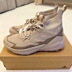 NEW Adidas TERREX FREE HIKER 2 IF7119 Sand Strata Hiking Shoes Beige Tan